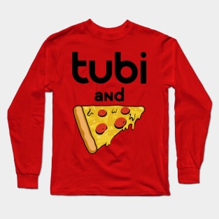 Tubi and Pizza Long Sleeve T-Shirt